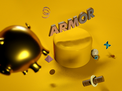 Armor 2 3d art armor cineam4d octanerender
