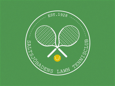 Tennis club brand logo tennis