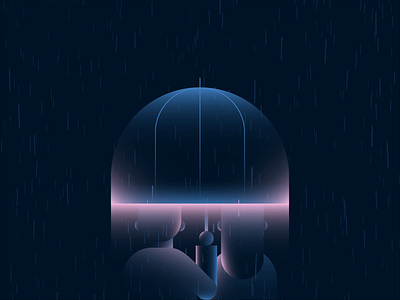 Can you stand the rain 2d after effects animation couple flat gif highlight illustration minimal motion new edition rain rainfall shadow umbrella vector