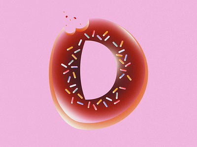 D is for Donut • 36 Days of Type