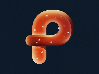 P is for Pretzel • 36 Days of Type