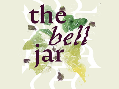 the bell jar book cover redesign book illustration