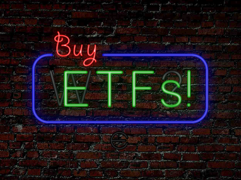 WTF ETFs Neon Sign animation twitter social media illustration financial services sign illustrator photoshop neon animated