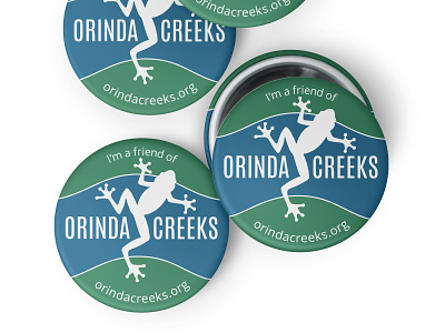 Friends of Orinda Creeks Logo illustrator logo design nonprofit pro bono
