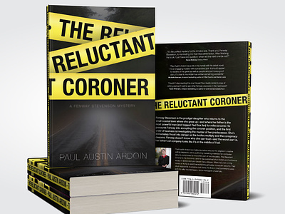 The Reluctant Coroner Cover book art book cover book cover design book covers illustrator photoshop typography