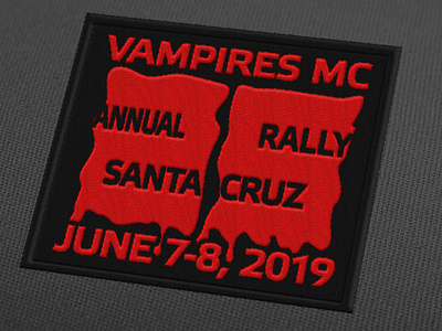 Vampires MC 25th Anniversary Patch