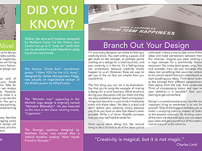 Designext Brochure - Inside brochure double gate fold print design
