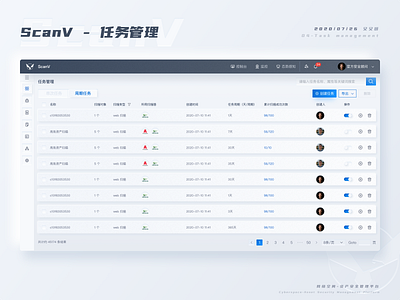 ScanV - list dashboard ui design illustration ui ui design ux web website