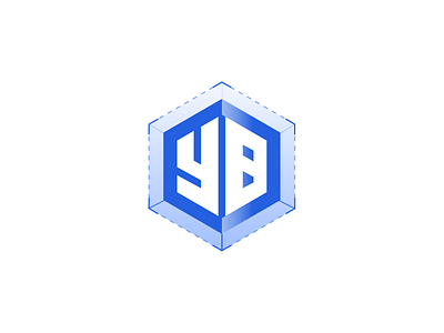 YB logo design icon logo