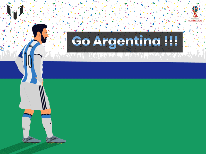 Lionel Messi - FIFA 18 animation argentina fifa fifa 2018 football lionel messi russia shot ui ux worldcup