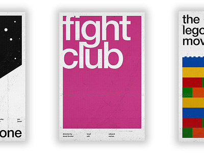 Fight Club - Film Poster design film poster movie movie poster passion project swiss swiss style typography vector wall art wallpaper