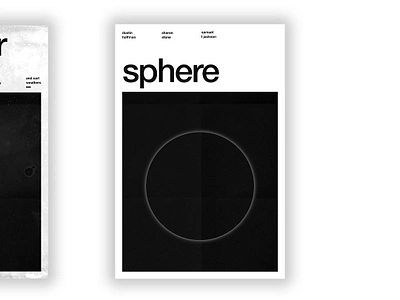 Sphere - Film Poster design film poster movie movie poster passion project swiss swiss style typography vector wall art wallpaper