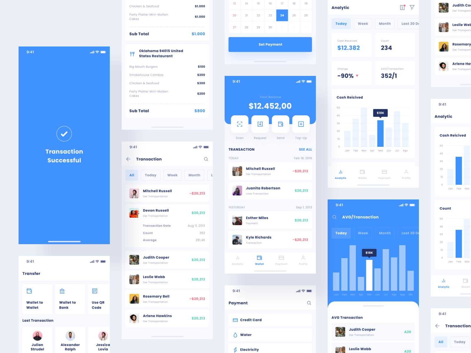 Finance App by Derlaxy on Dribbble