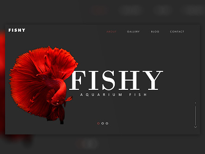 Fishy Web UI ui ux design ui ux web web deisgn
