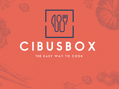 Cibusbox brand cook food logo