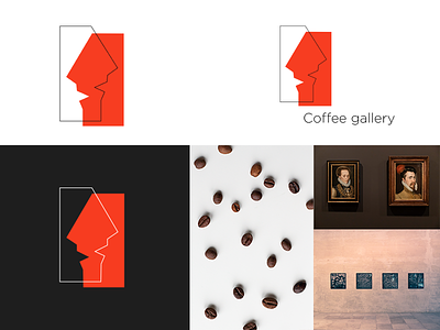 Logotype for Coffee gallery branding brending design graphicdesign hello dribble illustration logo minimal ui vector web