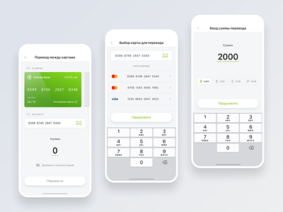 Transaction app design ui ux