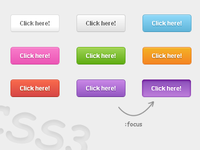 Buttons - CSS3 Only