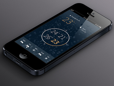 Weather App UI app ui mockup