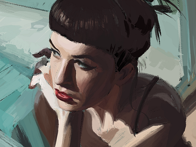 Constance Victoria digital painting illustration