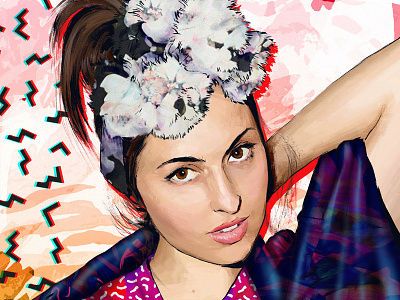 Anna Lunoe digital painting illustration