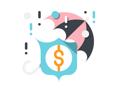 banking shield. design icon illustration vector