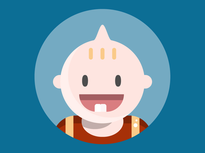 Baby Stuff baby flat cartoon flat design vinzence studio graphic drawing vector illustration icon design