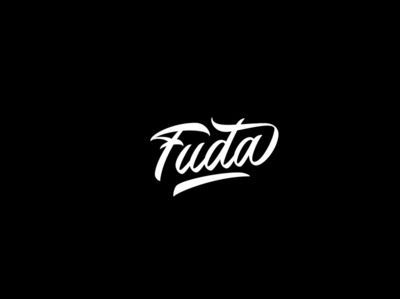 Fuda logotype typogaphy type logotype logotipo logo lettering handwriting font handwriten hand crafted flat design