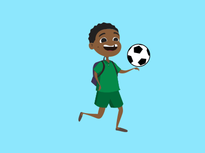 Mini Me ... Lets Go Super Eagles animation art character football illustrations illustrator motion motion graphics photoshop stylized walk cycle world cup