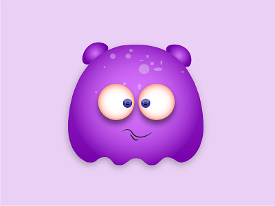 Jelly Monster character clean design flat illustration illustrator minimal ui vector web website