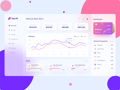 Savings Dashboard