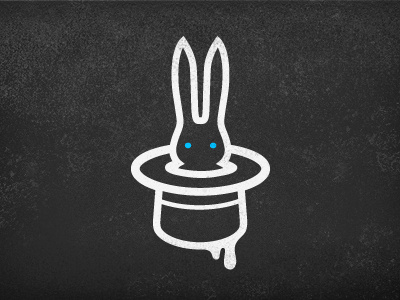 Lookitsmagic.com Logo bunny hat logo magic paint