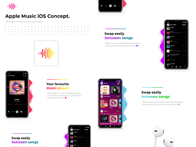 Apple music ios concept #DailyUI #day9