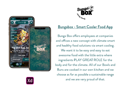 Bungabox - Smart Cooler Food App food app food app ui kit ios desing iphone app desing mobile app mobile app deisgn uiux