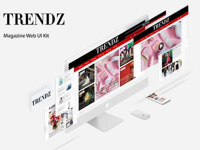 Trends Magazine Web UI Kit