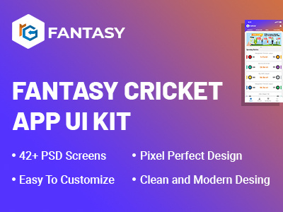 RGFantasy - Fantasy Sports App UI