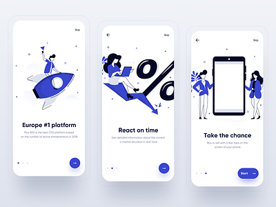 Plus500 redesign concept - onboarding