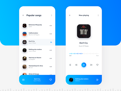 Music Player App app clean design interface ios minimal music music app music player player simple ui ui deisgn uiux user interface ux ux design