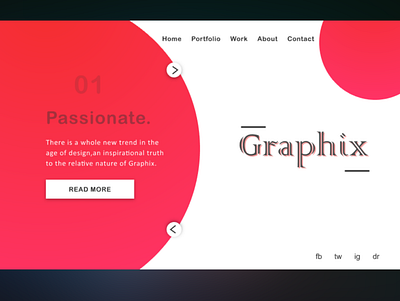 Graphix branding design flat ux web