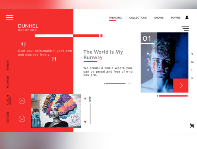 Dunhel branding design ux web