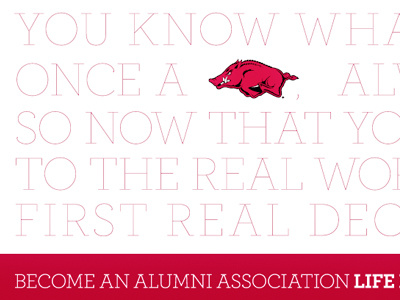 UA Alumni Association membership exploration... form design