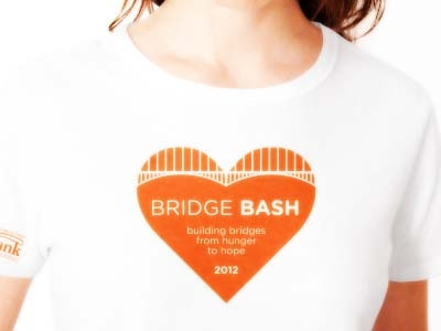 Bridge Bash T-shirt Exporation bridge heart non profit special project tshirt