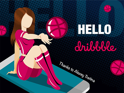 Hello! debut hello dribbble