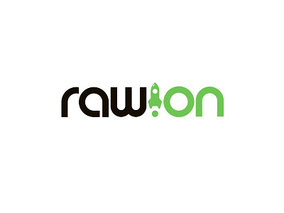 Raw!On logo go on! green logo raw food vegan
