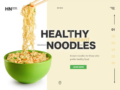 Noodles promo page fast food food health healthy eating healthy food healthy lifestyle hls instant noodles landing page mail design cup 2018 noodle noodles promo page webdesign website