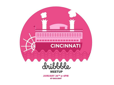 Cincinnati Dribble Meetup design gaslight meet up