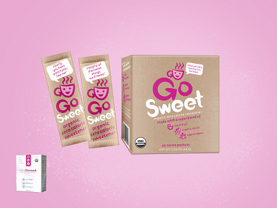 GoSweet branding design illustration logo packaging packaging design