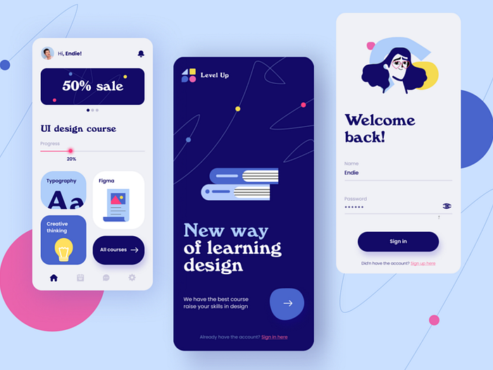 Educational App Concept by Mihail Solomatin for Fireart Studio on Dribbble