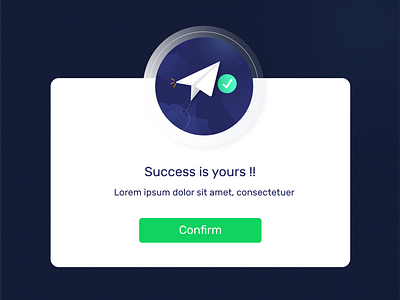 Confirm artwork illustration ui ux