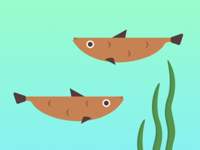 Anchovies anchovy cartoon fish fish vector illustration